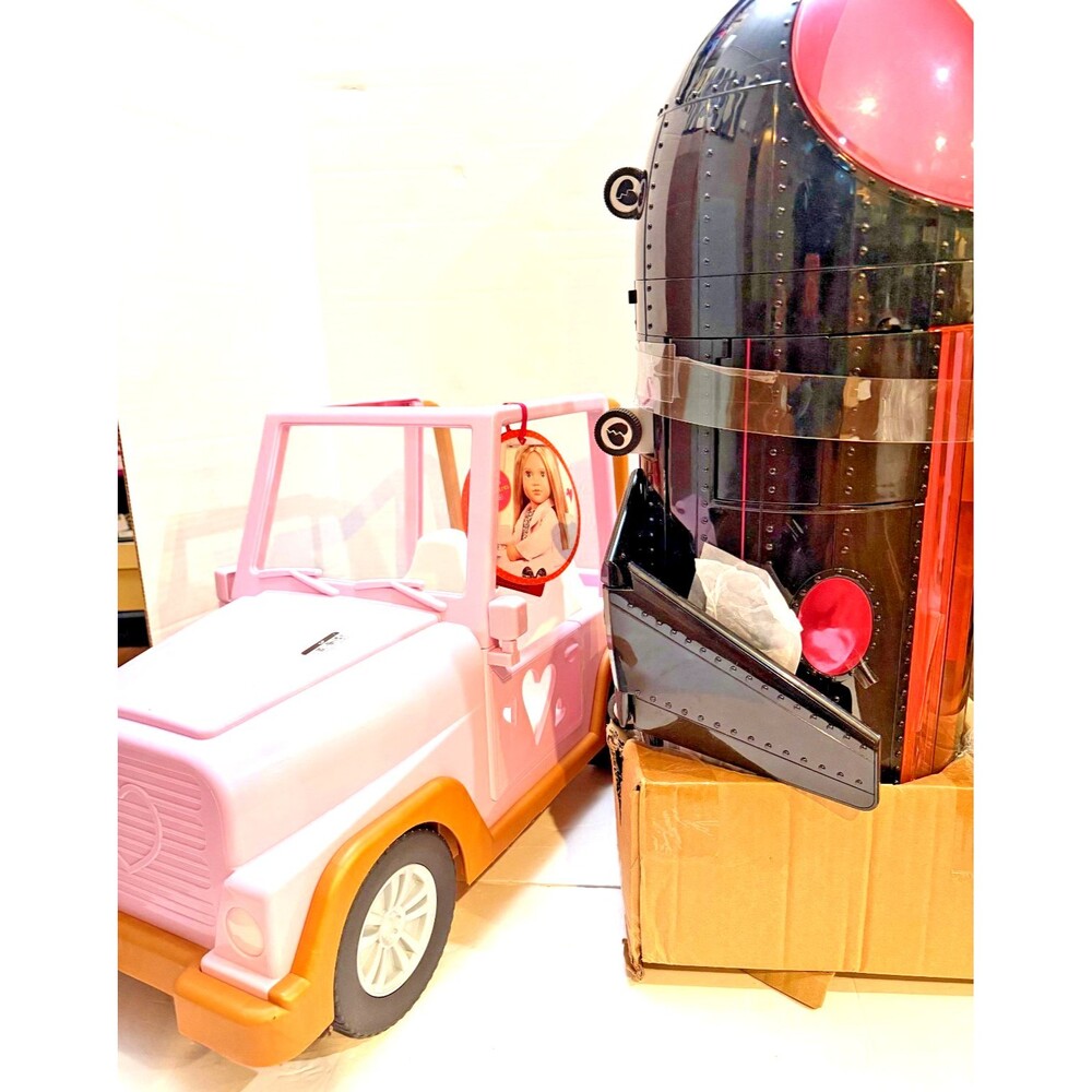 O.M.G DOLL AIRCRAFT & OUR GENERATION/ MY WAY AND HIGHWAY 4X4 COMBO SET